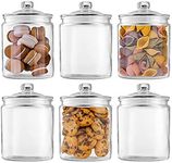 Glass Jars 32oz,Maredash Candy Jar 