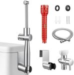 SPACEREST Handheld Bidet Sprayer for Toilet, Adjustable Flush Angle & Water Pressure for Personal Care, Leak-Proof Stainless Steel Toilet Bidet Sprayer, Easy to Install Jet Spray for Toilet