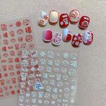 Dedyel Lucky Cat Nail Stickers 5D Embossed Cartoon Nail Art Sticker Japanese Nail Decals for Women Girls Kids Nail Art Decoration