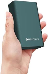 ZEBRONICS EnergiTank 20MR1, Metal Power Bank, 20000 mAh, 22.5W Super Fast Charging PD 3.0 (PPS), Dual Type C & USB Port, LED Indicator, for iPhone, Android, Tablets, Airpods (Olive)