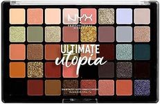 NYX Professional Makeup Ultimate Shadow Palette, Ultimate Shadow Palette, Pressed Powder Eyeshadow, 40 Shades, Matte, Satin, Metallic, Ultimate Utopia