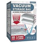 Vacuum Storage Bags, 10 Combo (5 La