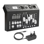 9V Battery Dmx Controllers, Small Dmx Light Controller, Dj Controller Lights Dmx512 Decoder, 54 Channel Mini Portable Dmx Controller Lighting