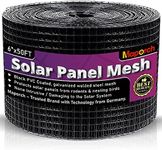 MAPORCH Solar Panel Critter Guard - PVC Coated Galvanized Steel Mesh (6" x50FT, 1/2" x1/2") for Rodent & Bird Protection, Easy-to-Install Solution