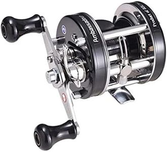 AbuGarcia Ambassadeur 5601CA Factory Tune Black Left Hand Clutch Type Double Handle Bass Rigging Catfish Topwater Round Reel