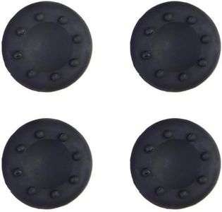 4Pcs Black Analog Silicone Thumb Stick Grip Joystick Caps Cover for PS4 PS3 Xbox 360 Xbox One Game Controllers Gamepads and Standard Controllers