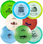 Viking Discs 8-Disc Tournament Set for Disc Golf - Advanced Disc Golf Equipment Bulk Set