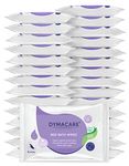 DYMACARE Fragranced Bed Bath Wipes | Premium Skin Cleansing Bath and Shower Wipes for Adults and Elderly | No Water Microwaveable Body Wet Wipes with Aloe Vera | 30 Packs (240 Wipes in Total)