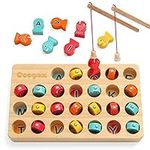 Coogam Wooden Magnetic Fishing Game