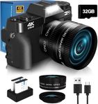 2024 Upgrade 4K 56MP Digital Camera