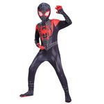 Halloween Superhero 3D Spandex Cosplay Costume for Kid's Christmas Birthday gift (JF-MAES, M)