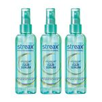 Streax Professional Vitariche Gloss Hair Serum | Frizz-Free Hair | Enhance Shine and Smoothness | With Vitamin E & Macadamia Oil| | For All Hair Types| 115 ml Pack of 3