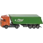 siku 1796, Lorry with Tipper and Semi-Trailer, 1:87, Metal/Plastic, Green/Orange, Removable tarpaulin