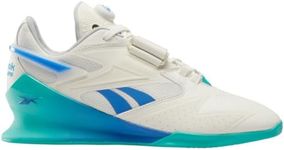 Reebok Men's Legacy Lifter Iii Sneaker, Chalk Unlshdgreen Kineticblue, 10.5 US