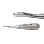 IS IndoSurgicals Stainless Steel Bayonet Elevator Dental Instrument,Silver