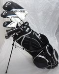 Mens Callaway Golf Set Driver, Wood, Hybrid, Irons, Putter, Bag Right Handed Stiff Flex