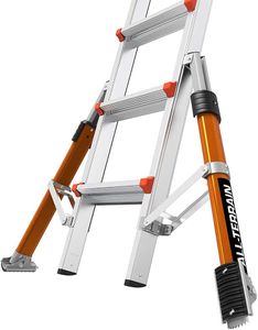 Little Giant Conquest 6-Tread Ladder – Lightweight Folding Step Ladder