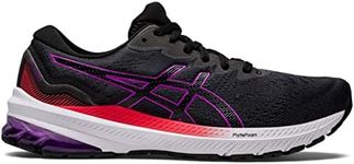 Asics Women's GT-1000 11 Running Shoes, 8.5, Black/Orchid