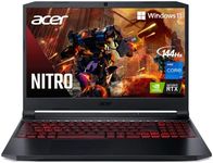 Acer Nitro 5 AN515-57-79TD Gaming Laptop | Intel Core i7-11800H | NVIDIA GeForce RTX 3050 Ti Laptop GPU | 15.6" FHD 144Hz IPS Display | 8GB DDR4 | 512GB NVMe SSD | Killer Wi-Fi 6 | Backlit Keyboard