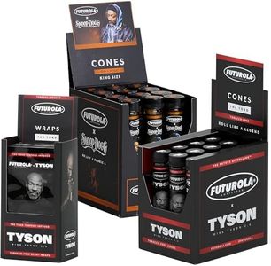 Tyson 2.0 x Futurola & Snoop Dogg King Size Pre-Rolled Cones + Rolling Papers Bundle – Slow-Burning Cones with Filter Tips – Premium European Paper – 49 Count Set