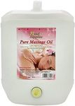 Pure Massage Oil 10 Litre + Tap, Water Dispersible H2Oil Premium Unscented