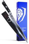 DALSTRONG Yanagiba Sushi & Slicing Knife - 10.5 inch - Gladiator Series Elite - Forged German High Carbon Steel - Black G10 Handle - Asian Vegetable Knife - Sheath Included - NSF Certified