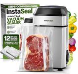 InstaSeal Food Vacuum Sealer Machine, Patented Upright Food Sealer Vacuum Sealer Machine Allows You to Vacuum Seal Liquids and Keeps Food Fresh Longer, Food Sealer Saver As Seen on TV