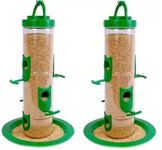 EKIN Large Bird Feeder for Garden,Balcony,Home,Indoor and Outdoor with Holding Handle (Green) (4)