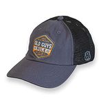 Old Guys Rule Men's Trucker Hat, Getting Older - Funny Gift for Father's Day, Birthday, Retirement