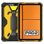 Ulefone ARMOR PAD 2 Rugged Tablet, 11’’ 2K 500nits Display, 16GB+256GB, IP68 Waterproof Android 13, 18600mAh Battery, Versatile LED Light, Dual SIM 4G(3 Card Slot), 48MP Camera, GPS NFC WIFI 6 Yellow