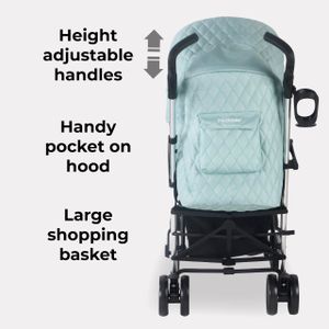 My Babiie Billie Faiers MB51 Stroller – Rose Blush Lightweight Buggy