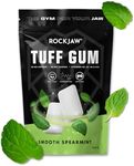 ROCKJAW® Jawline Gum - Tuff Gum 2.0 with 20mg Caffeine, Taurine + B Vitamins - 100% Xylitol, Aspartame Free, Sugar Free (2 Months Supply)…