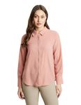 Symbol Premium Women's Solid Regular Fit Shirt (SBP-SS24-WSH-501_Peach XL)