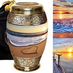 Endless Summer Cremation Urns for Women for Funeral, Burial or Home. Cremation Urns for Adult Male Large Urns for Dad and Cremation Urns for Men Adults Large Sunset Urns for Ashes