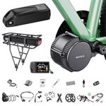 BAFANG Mid Drive Kit 750W 1000W 500W BBS02B BBS-HD Electric Bike Conversion 48V 52V Ebike Conversion Kit for 68-73MM Mountain Road Bike with Battery and Display(Optional)
