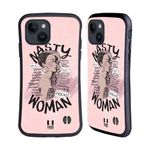 Head Case Designs Nasty Woman African Feminism Hybrid Case Compatible With Apple iPhone 15