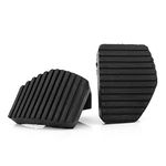 Clutch Brake Pedal Cover, 1 Pair Brake Pedal Rubber Cover Clutch Pedal Cover Pad for Peu-geot Cit-roen 1007 207 208 301 C3 C4 C5 C6 C8