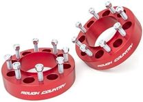 Rough Country 2" Wheel Spacers for Ford F-250/F-350 SuperDuty 4WD (2003-2025) - Fits 8x170mm Bolt Pattern, Anodized Red, 2 PCS