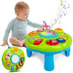 Toyard Hugo's Ocean Musical Learning Table - Music Activity Center Table For Infant Babies Toddler Boys Girls 18 Months Up, Multi