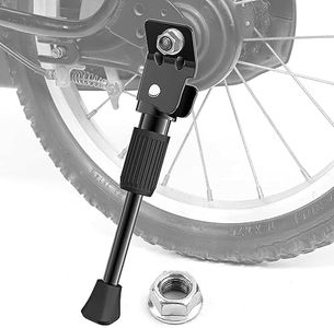 SEISSO Bike Kickstand for Kids Bike for 14 in Wheel, Universal Rear Mount Bicycle Kickstands, Replacement Single Side Steel Child Kick Stand for 14" Wheel