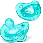 Chicco NaturalFit Pacifier Blue Soft Silicone 0-6M (2 pcs)