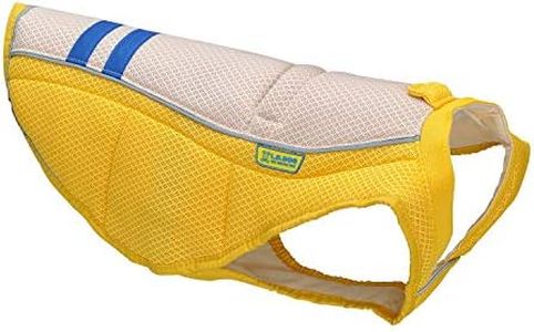 TOWEAR Dog Cooling Vest, Breathable Cooling Coat Anti-heat Summer Pet Jacket Clothes for Walking Outdoor Hunting Training Camping (M, Yellow)