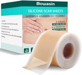 Silicone Scar Sheets (1.6'' x 60''Roll-1.5M) Silicone Scar Tape Silicone Scar Strips Reusable and Effective Silicone Gel Patches,Scar Treatment for Surgical Scars,Healing Keloid, C-Section, Tummy Tuck