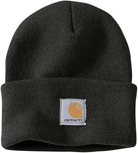 Carhartt, Acrylic Watch Hat - Cappello, Unisex, Colore Black, Taglia Taglia Unica