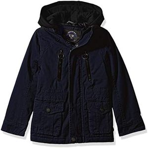 Urban Republic Boys Cotton Twill Jacket, Navy, 4
