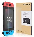 SDTEK *2 Pack Screen Protector for Nintendo Switch Tempered Glass Premium Screen Guard