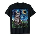 Gray Tabby Tiger Cat Starry Night M