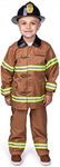 Dress Up America Fireman Costume for Kids - Role Play Firefighter Costume