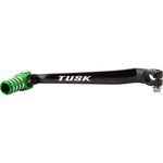 TUSK Folding Shift Lever Black/Green Tip for Kawasaki KLX300R 2020-2022