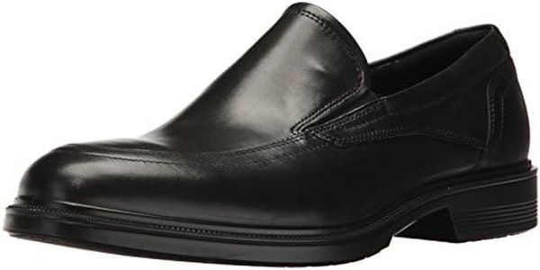 Ecco Men's Lisbon Apron Toe Dress Shoe, Black, EU 46/US 12-12.5